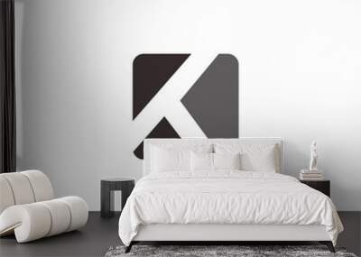 Letter K Abstract Logo Vector Wall mural