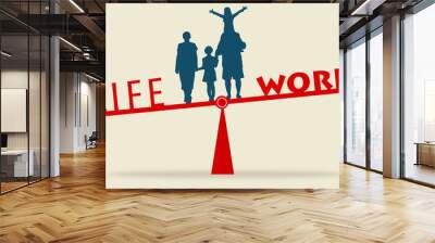 Life work balance Wall mural