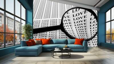 looking for love Wall mural