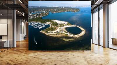 Matheson Hammock Park Miami Florida Aerial Wall mural