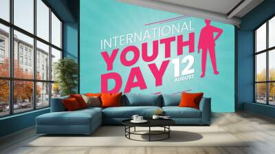 International youth day Wall mural