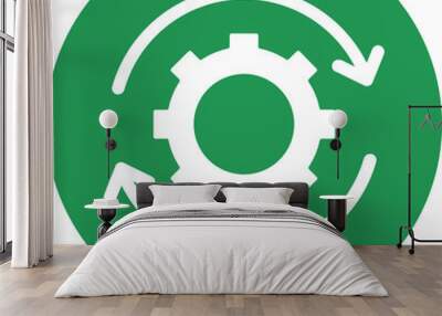 Beginning, cogwheel Vector Icon which can easily modify or edit
 Wall mural