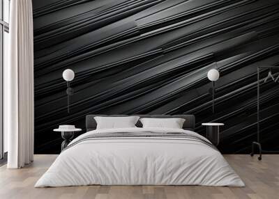 Carbon fiber texture with a sleek and modern appearance Wall mural