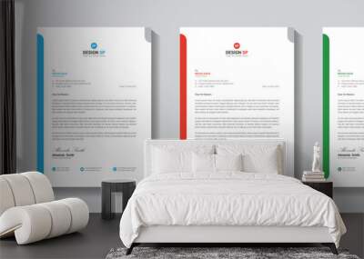 Letterhead Template	
 Wall mural