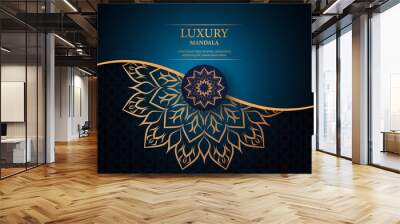 Luxury mandala arabesque ornamental background Wall mural