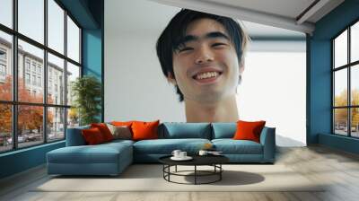 男, 男性, 笑顔, 笑顔の男性, 幸せ, 幸福, 概念, Man, male, smiling, smiling man, happiness, happy, concept Wall mural