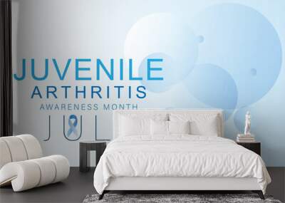 Juvenile Arthritis awareness month. background, banner, card, poster, template. Vector illustration. Wall mural