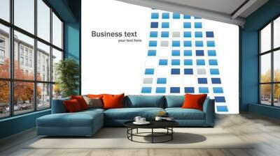 Business abstract background Wall mural