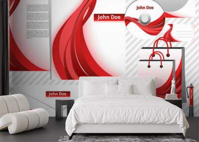 Business templates. Corporate style Wall mural