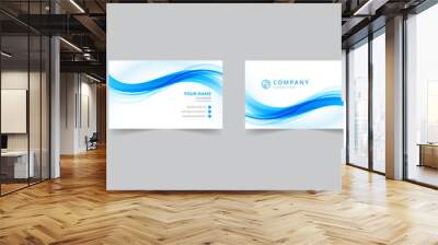 Business card template design. Modern business cards. Business card with photo, business card photography, business card layout. Blue business card, Yellow business card, Orange business card, Red b Wall mural