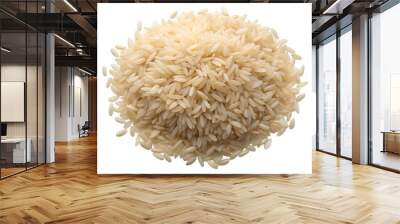 rice on white background Wall mural