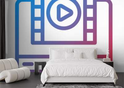 Chapter-Episode Icon Style Wall mural