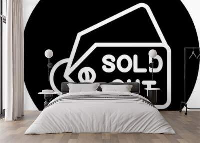 Sold Out Icon Style Wall mural