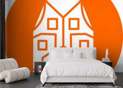 Vector Design Body Armor Icon Style Wall mural