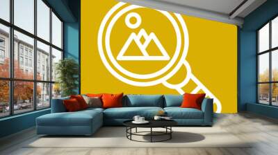 Vector Design Search Image Icon Style Wall mural