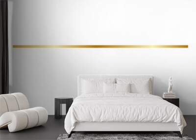 Golden line, gold line, aesthetic line Wall mural