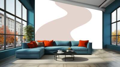 Winding path Illustration  Wall mural