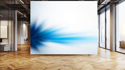 abstract editable vector background of a blue motion blur made using a gradient mesh Wall mural