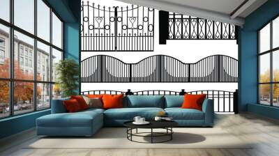 gate 2 - vector Wall mural