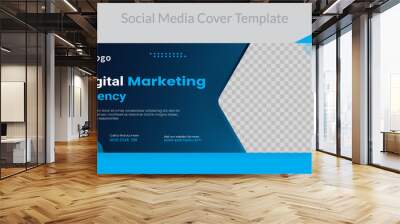 Corporate business social media cover template web banner template Wall mural