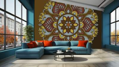 Mandala Colorful Art Work Mandala Patter Mandala Design Wall mural