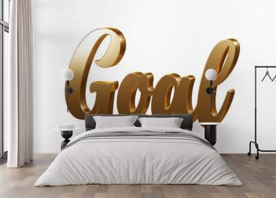 Luxury 3D gold text 