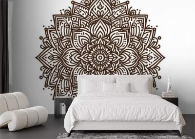 vector lineal mandala background Wall mural