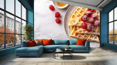 imaginative recipe template. Crpe plate Wall mural