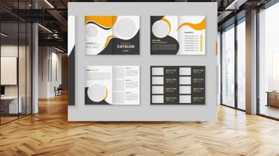 Catalog design or 12 pages product catalogue template design Wall mural