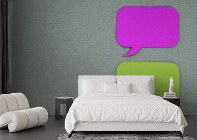 Dialog boxes Wall mural