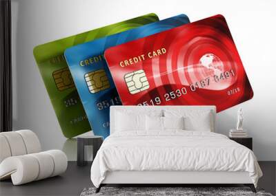 Credit cards Wall mural