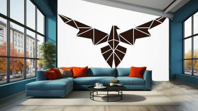 Phoenix mosaic logo silhouette symbol template Wall mural