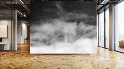  Clouds on black background beautiful Wall mural