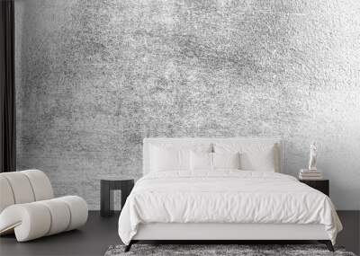 Brushed white wall texture - dirty background Wall mural