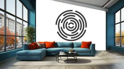 Fingerprint Wall mural