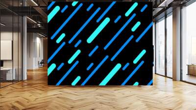 Blue lines forming beautiful texture background Wall mural