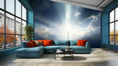 Godly Light in Heaven Symbolizing Divine Presence

 Wall mural