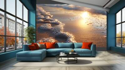 Sunrise Over the Sea Wall mural