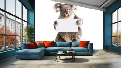 koala with a sign Wall mural