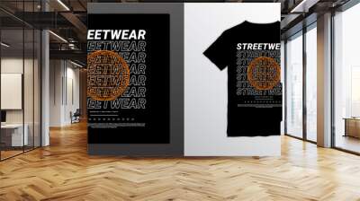 Streetwear t-shirt design, suitable for screen printing, jackets and others Wall mural