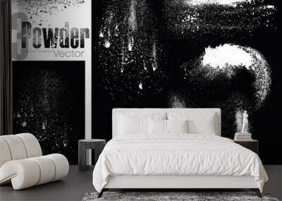 Powder 3 vector Wall mural