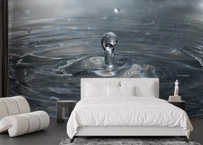 Water drop Wall mural