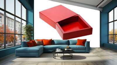 Red Gift Box Wall mural