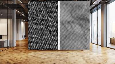 Abstract grungy textures set Wall mural