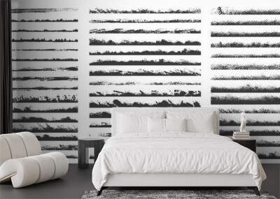 Set of brushes Wall mural