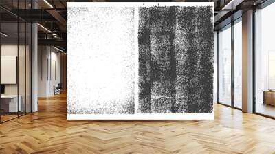 Set of grunge textures Wall mural