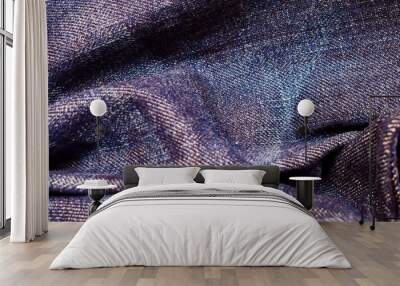 Denim blue jeans texture Wall mural