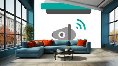 sound sensor Wall mural