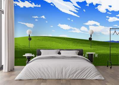 Nature grassland Windows xp wallpaper Landscape design  Wall mural