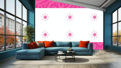 saree  design illustration Wall mural